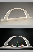 kleiner LED-Schwibbogen weiß - Kleine Geschenke kleiner LED-Schwibbogen weiß - Kleine Geschenke