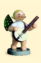 Grünhainichener Engel® 59 Engel mit Banjo, Wendt&Kühn Grünhainichener Engel® 59 Engel mit Banjo, Wendt&Kühn