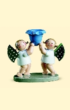 Wendt und Kühn - Grünhainichener Engel® Engelgruppe mit Lichternapf Wendt und Kühn - Grünhainichener Engel® Engelgruppe mit Lichternapf