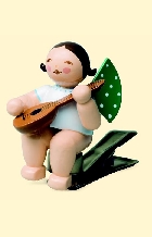 Engel auf Klemme Mandoline - 4, Wendt&Kühn Engel auf Klemme Mandoline - 4, Wendt&Kühn