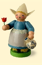 Holländermädchen von Wendt und Kühn - mit Milchkrug und Blume