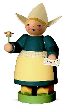 Holländermädchen mit Blume und Brief, Wendt&Kühn Holländermädchen mit Blume und Brief, Wendt&Kühn