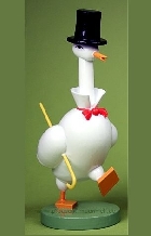 Wendt und Kühn - Herr Gänserich mit Stock und Zylinder Wendt und Kühn - Herr Gänserich mit Stock und Zylinder