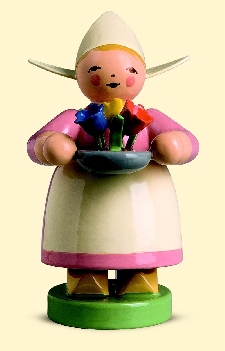 Holländermädchen mit Blumenkorb - Wendt & Kühn