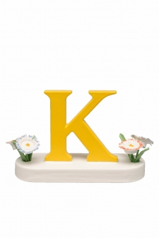 Buchstabe K mit Blume - Wendt & Kühn