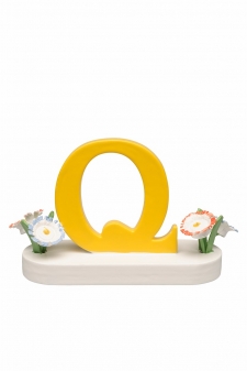 Buchstabe Q mit Blume - Wendt & Kühn