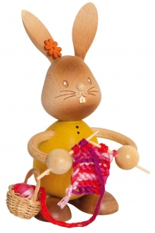 Stupsi Hase mit Strickzeug - Fa. Kuhnert