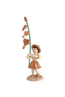 Blumenkind - natur Tränendes Herz  Faltenrock - BK 017