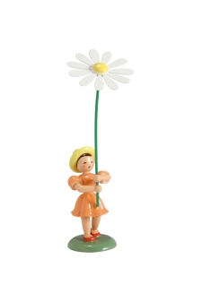 Blumenkind - farbig Margerite  Faltenrock - BKF 005