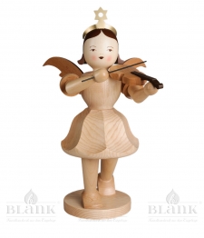 Faltenrockengel mit Violine - 50 cm - natur - EKG 011