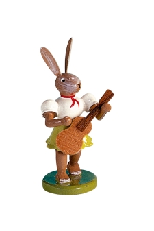 Osterhase farbig Gitarre  Faltenrock - OHF 006