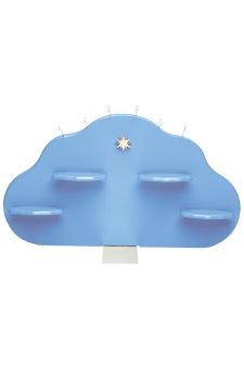 Wolkenrückwand für 3er+4er farbig  - WOFS RW